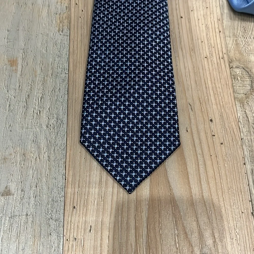 Tommy Hilfiger Blue Patterned Men’s Formal Tie Silk W3” L59”